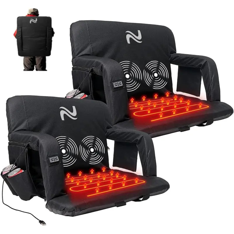 Heated Stadium Seats, 2-Pack