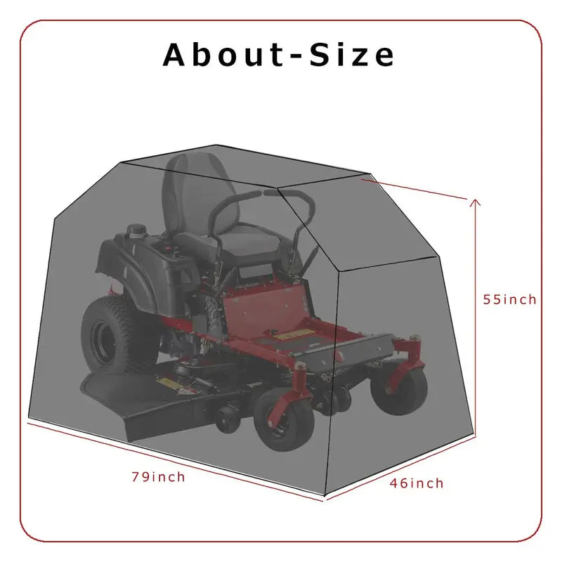 600D Zero-Turn Mower Cover
