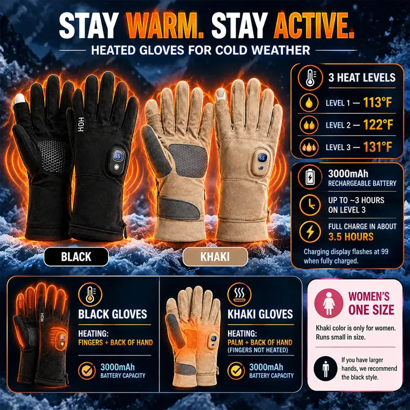 Rechargeable Heated Gloves
