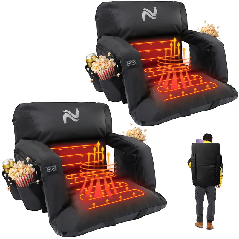 Heated Stadium Seats, 2-Pack