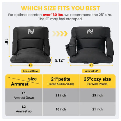 Heated Stadium Seats, 2-Pack
