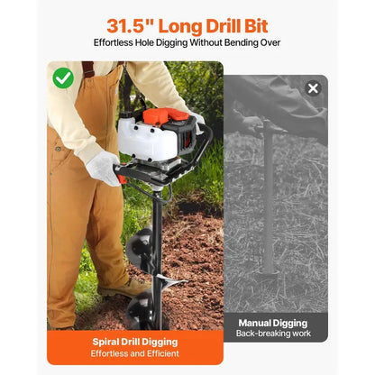 52cc Gas Post Hole Digger Kit