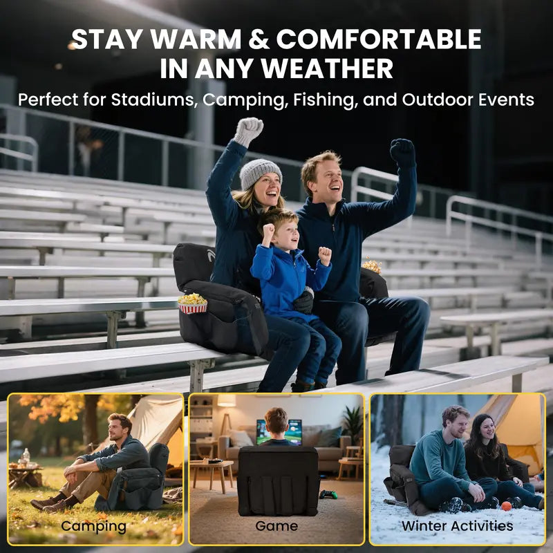 Heated Stadium Seats, 2-Pack