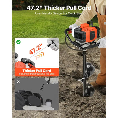 52cc Gas Post Hole Digger Kit